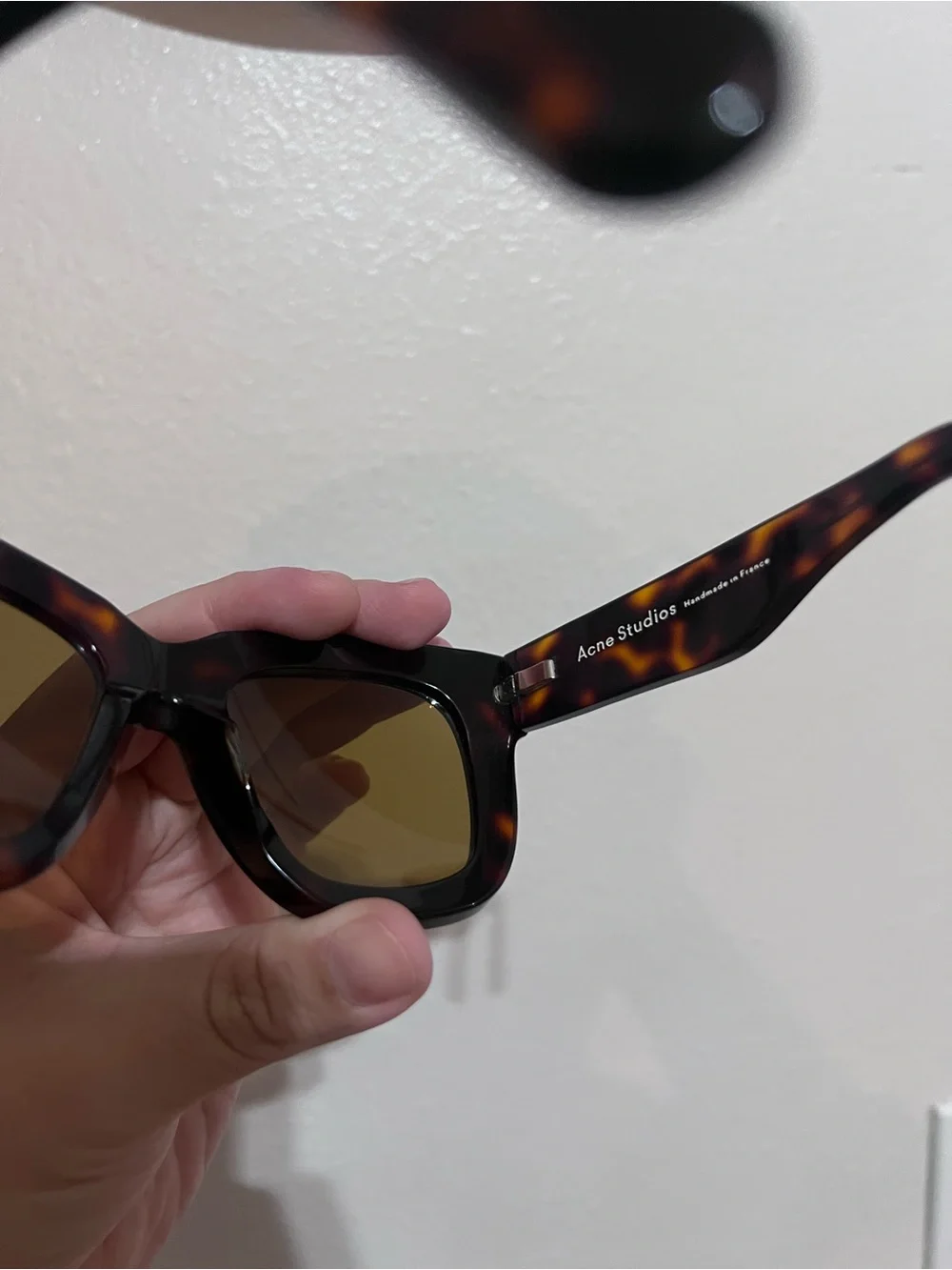 Acne Studios “library” Oversized Tortoiseshell Sunglasses